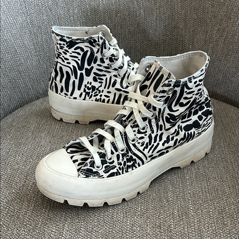 Converse Chuck Taylor All Star Lugged High "Jungle Art" Sneakers